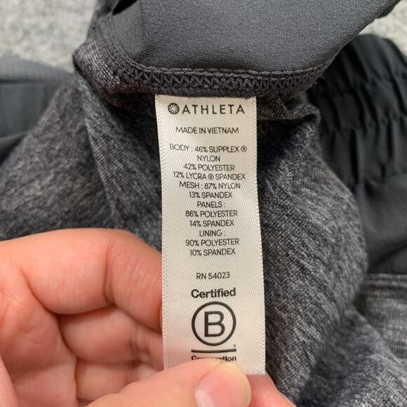 Athleta Skort Womens M Medium Grey Excursion Hybrid Performance Drawcord Pockets - Picture 10 of 13
